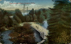 Luna Island Bridge Postcard