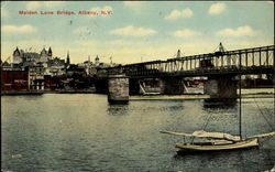 Malden Lane Bridge Albany, NY Postcard Postcard