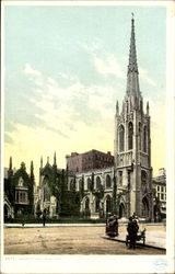 Grace Church New York, NY Postcard Postcard