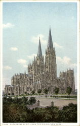 Cathedral Of St. John The Divine New York, NY Postcard Postcard