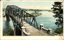 Schell Memorial Bridge East Northfield, MA Postcard Postcard