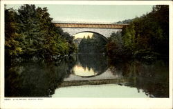 Echo Bridge Newton, MA Postcard Postcard