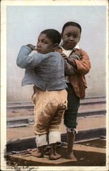 Native Product - Black Boys Postcard