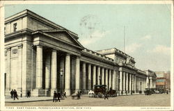 East Façade Pennsylvania Station New York, NY Postcard Postcard