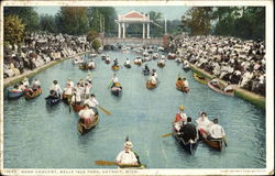 Band Concert, Belle Isle Park Detroit, MI Postcard Postcard