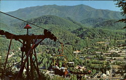 Looking Down On Gatlinburg Tennessee Postcard Postcard