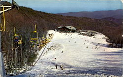 The Chair Lift And Base Lodge Gatlinburg, TN Postcard Postcard