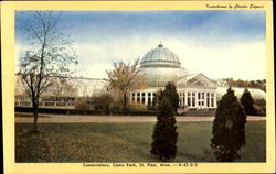 Conservatory, Como Park Postcard