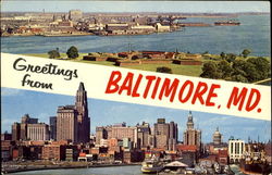 Greetings From Baltimore Maryland Postcard Postcard