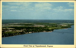 Aerial View Of Tappahannock Postcard