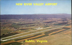 New River Valley Airport Dublin, VA Postcard Postcard