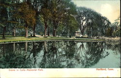 Scene In Colts Memorial Park Hartford, CT Postcard Postcard