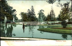 Scene In Colts Memorial Park Hartford, CT Postcard Postcard