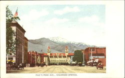 Pike's Peak Ave Postcard