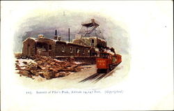 Summit Of Pike's Peak Postcard