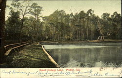 Jesuit College Lake Mobile, AL Postcard Postcard