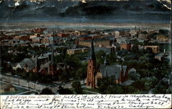 Bird's Eye View Postcard