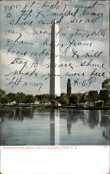 Washington Monument Postcard