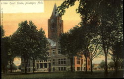 Court House Muskegon, MI Postcard Postcard