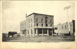 Hotel Leighton Miles City, MT Postcard Postcard