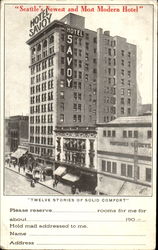 Hotel Savoy Seattle, WA Postcard Postcard