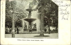 Fulton Street Park Postcard