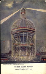 Friede Globe Tower Postcard