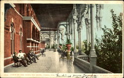 Porch Of The Tampa Bay Hotel Florida Postcard Postcard