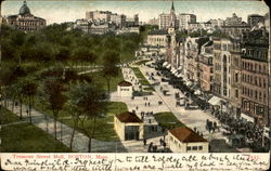 Tremont Street Mall Postcard