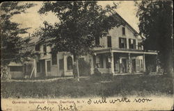 Governor Seymours Home Postcard