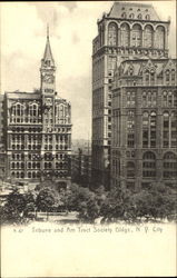 Tribune And Am Tract Society Bldgs Postcard