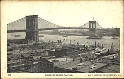 Brooklyn Bridge New York, NY Postcard Postcard