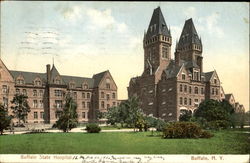 Buffalo State Hospital New York Postcard Postcard