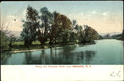 Along The Genesee River Postcard