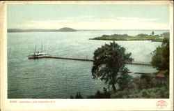 Saratoga Lake New York Postcard Postcard