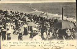 Bathing Scene, 4th Ave Postcard