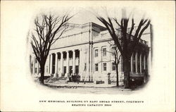 New Memorial Building, East Broad Street Postcard