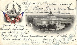 Congressional Library Washington, DC Washington DC Postcard Postcard