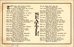 Seattle Washington Postcard Postcard