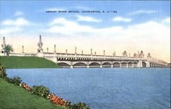 Ashley River Bridge Postcard