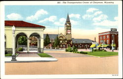 The Transportation Cener Of Cheyenne Postcard