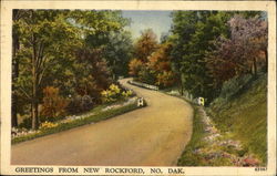 Greetings From New Rockford North Dakota Postcard Postcard