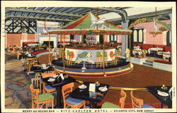 Merry-Go-Round Bar Postcard