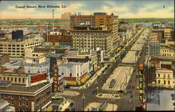 Canal Street New Orleans, LA Postcard Postcard