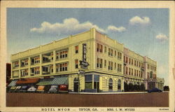 Hotel Myon, U. S. 41 U. S. 82, U. S. 319 Tifton, GA Postcard Postcard