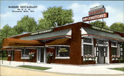 Badger Restaurant, U. S. 16 Postcard