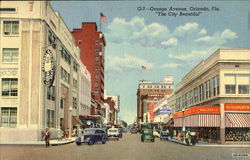 Orange Avenue Orlando, FL Postcard Postcard