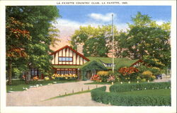 La Fayette Country Club Postcard