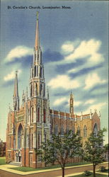 St. Cecelia's Church Postcard