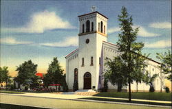 St. Charles Church And Rectory Postcard